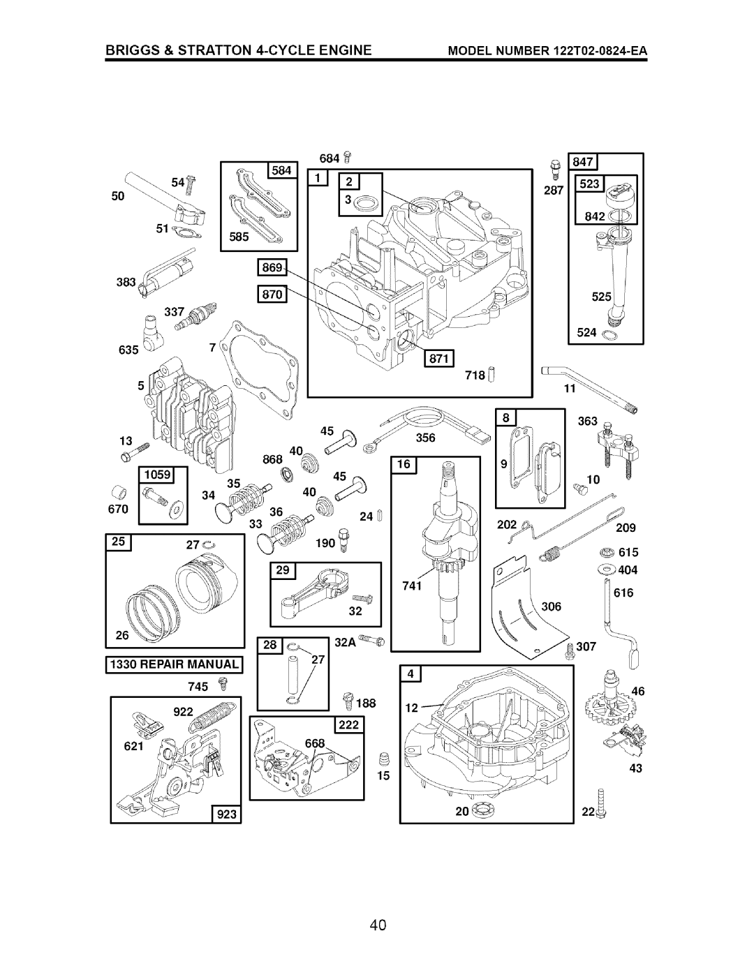 Craftsman 917.37667 owner manual 684 287 524 635 718I 363, 741, 307, Repair Manual, 745 