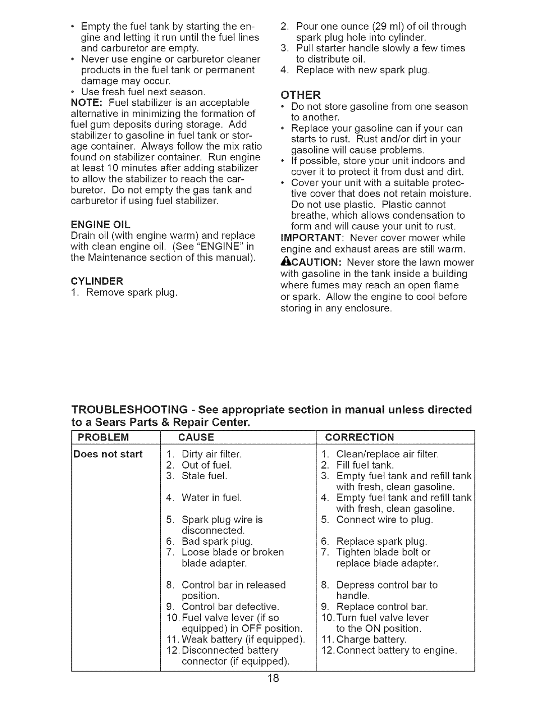 Craftsman 917.377012 manual 