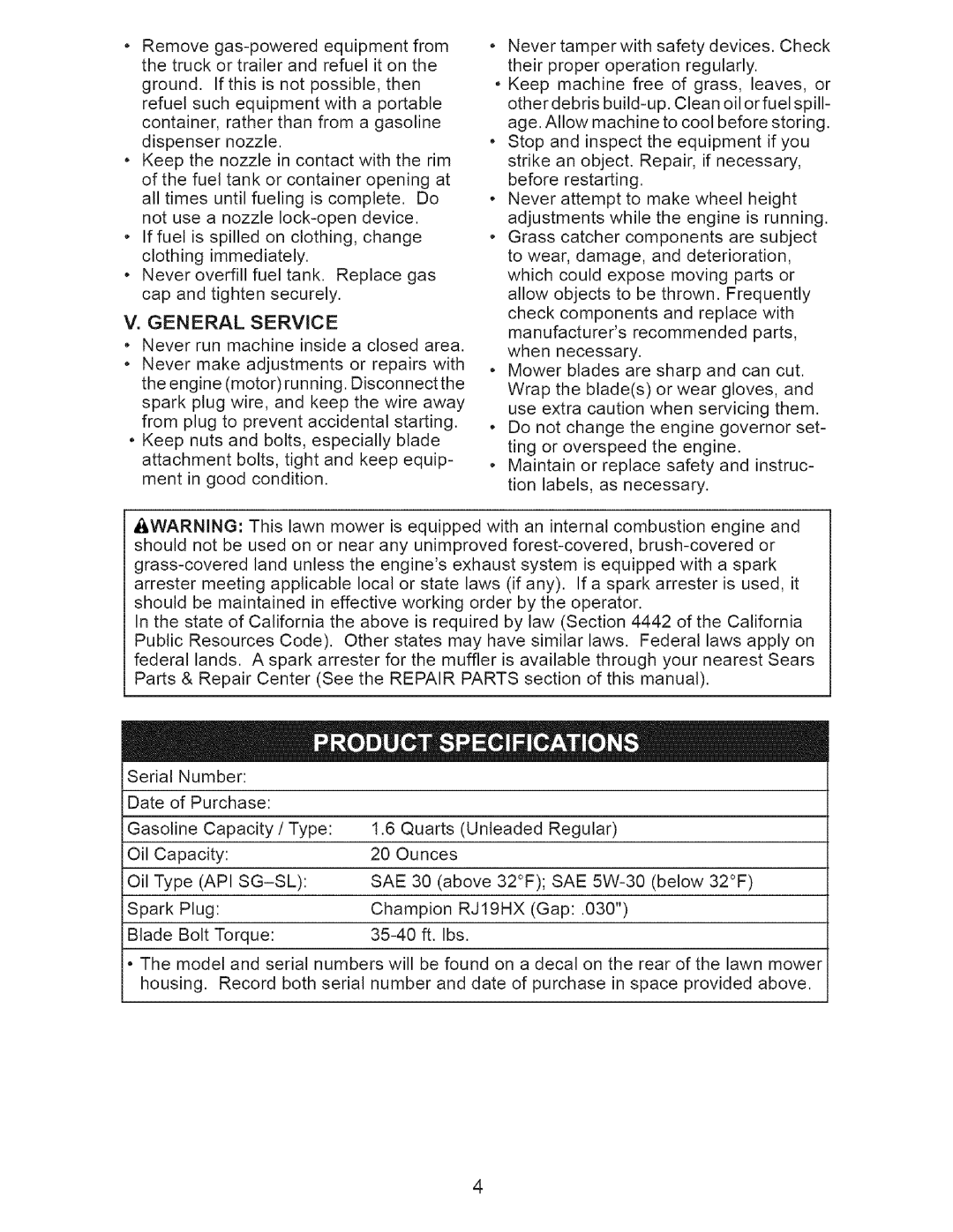 Craftsman 917.377012 manual 