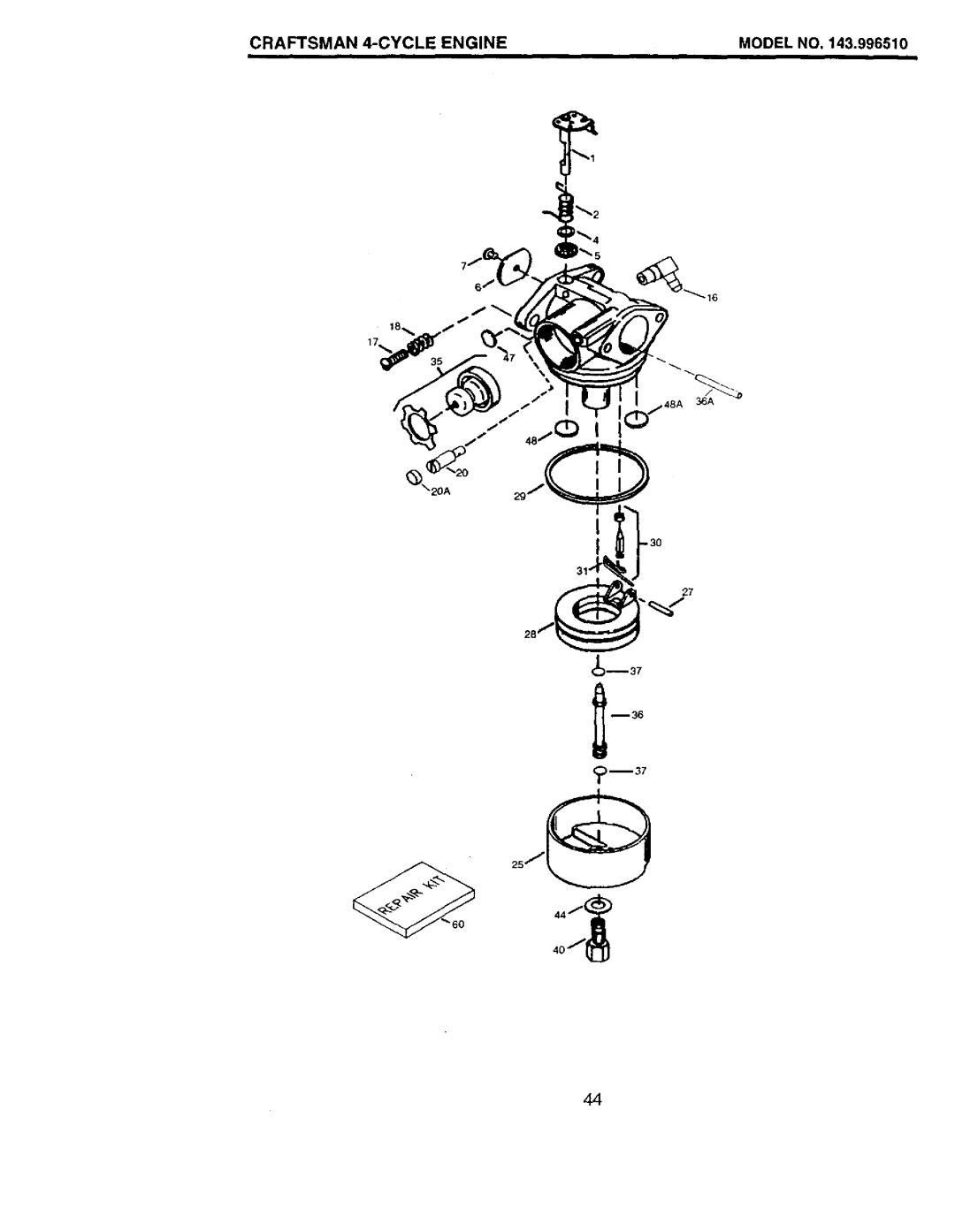 Craftsman 917.377544 owner manual M37 