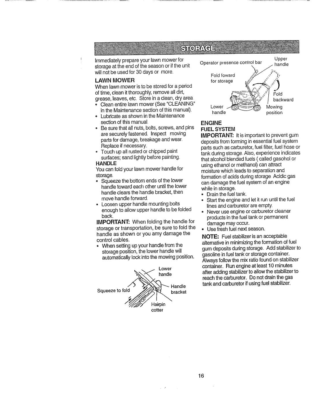 Craftsman 917.377592 manual Handle, Engine Fuel System 