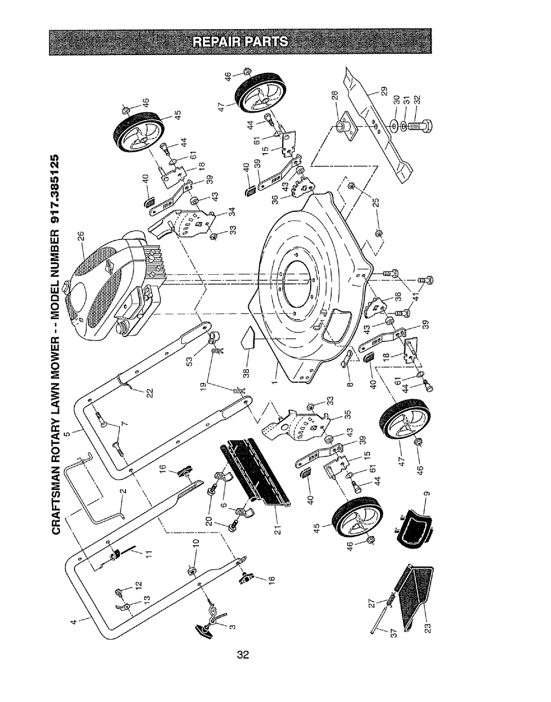 Craftsman 917.385125 owner manual ILl m 