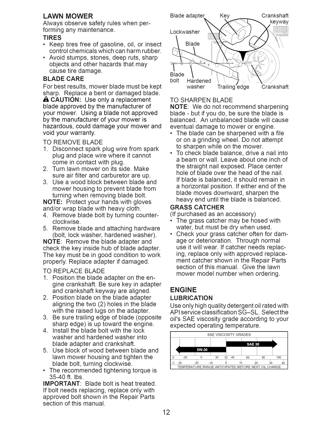 Craftsman 917.385270 owner manual Lawn Mower 