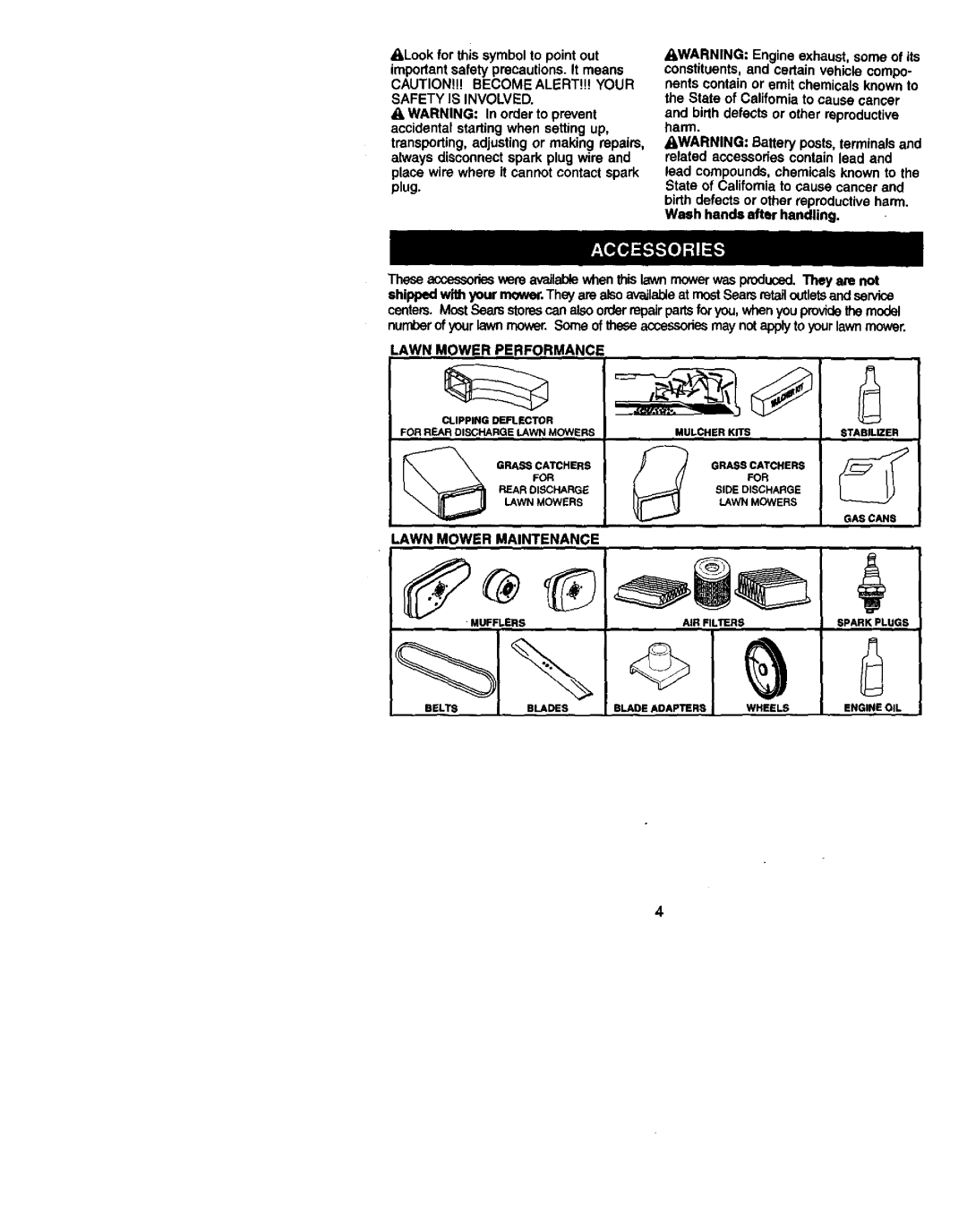 Craftsman 917.3875 owner manual Safety is Involved, Lawn Mower Performance, Lawn Mower Maintenance 