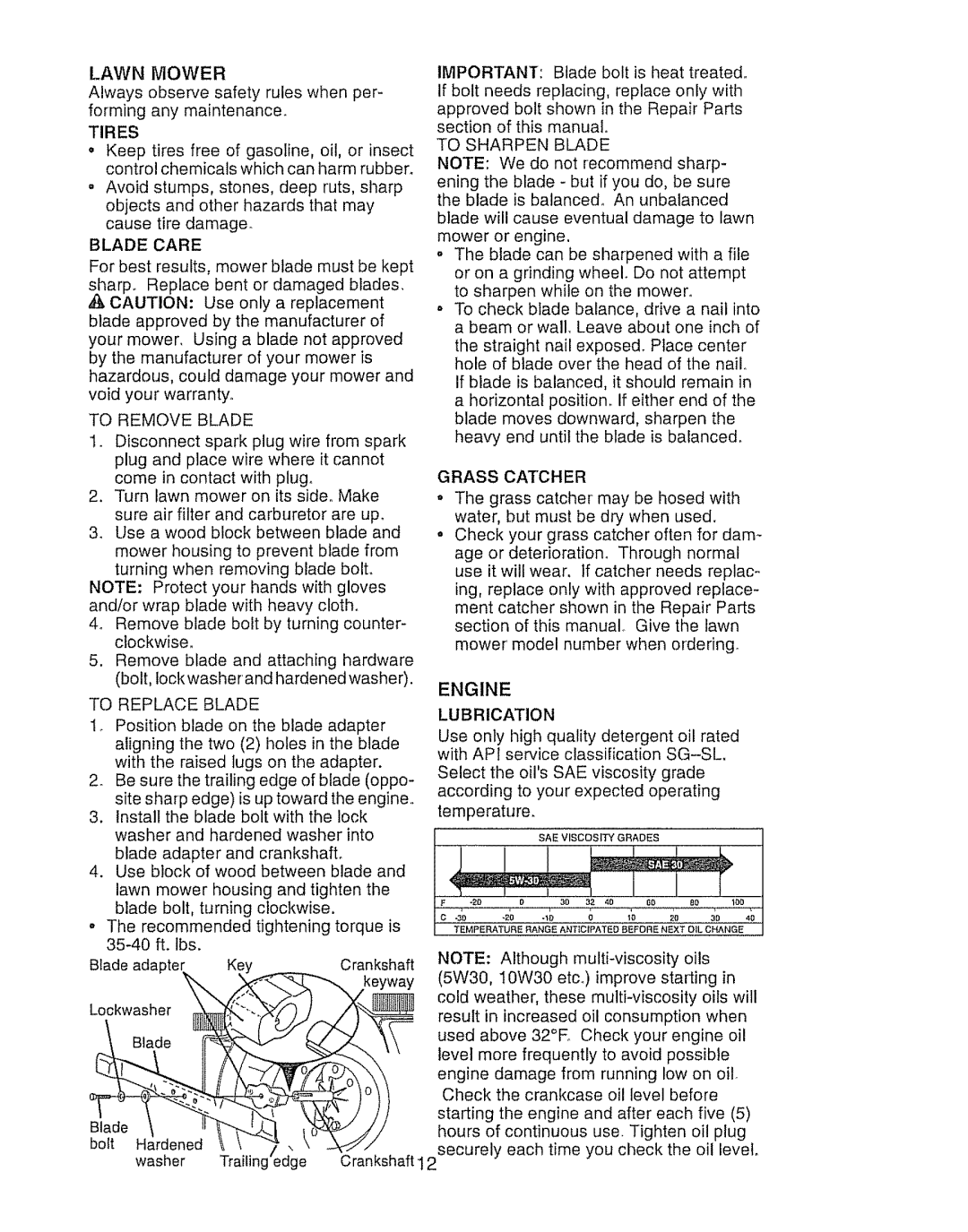 Craftsman 917.388191 manual Alwaysobsewe safetyruleswhenper, Formingany maintenance, Objectsand otherhazardsthat may 