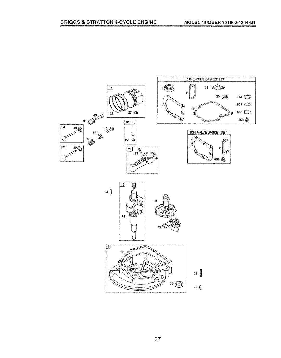 Craftsman 917.388191 manual 240, Briggs & Stratton 4-CYCLEENGINE 