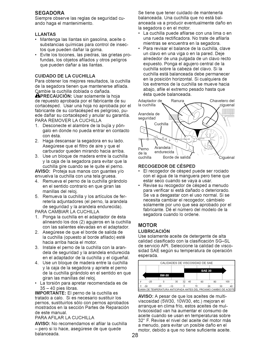 Craftsman 917.388201 owner manual Motor 