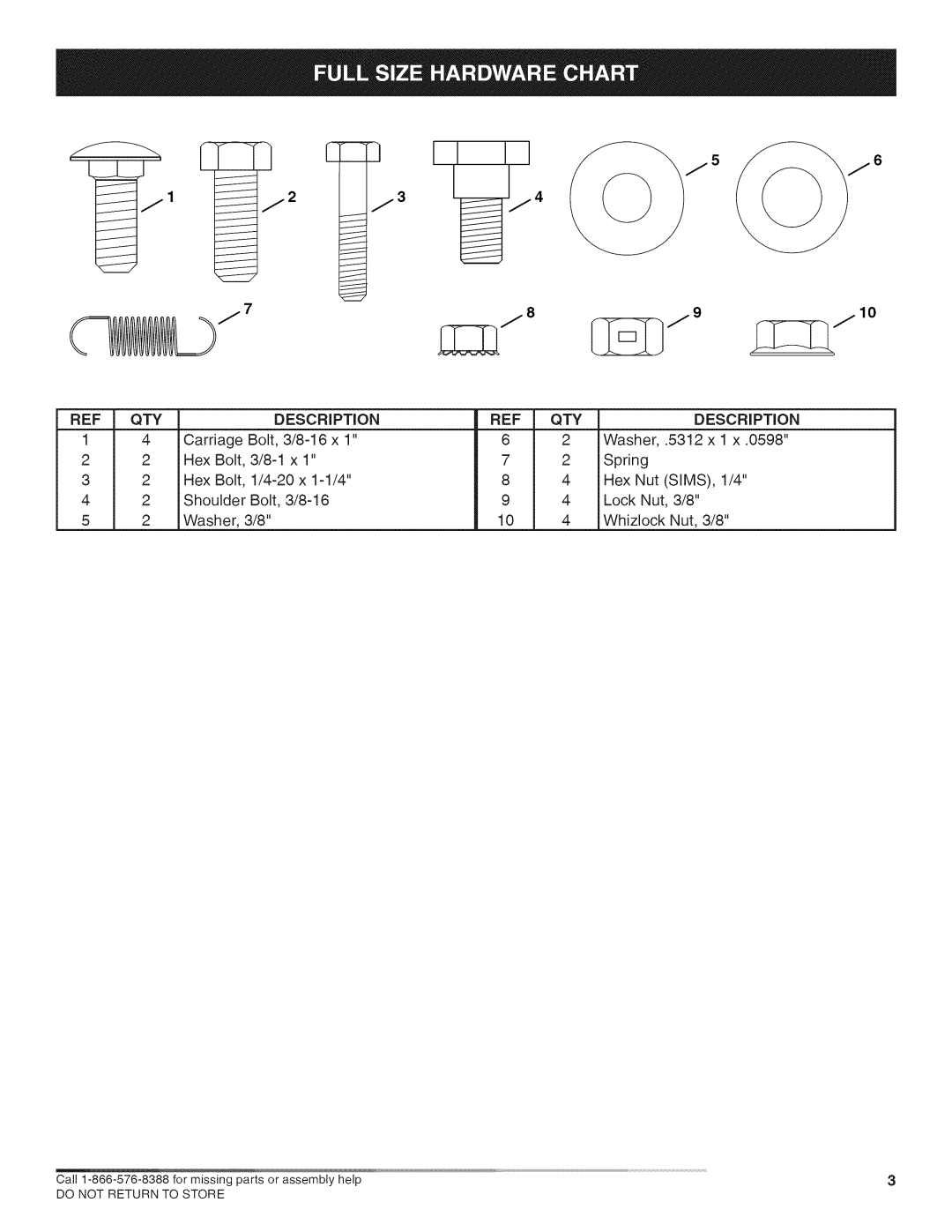 Craftsman 486.421264, 917.421264 manual Qty 