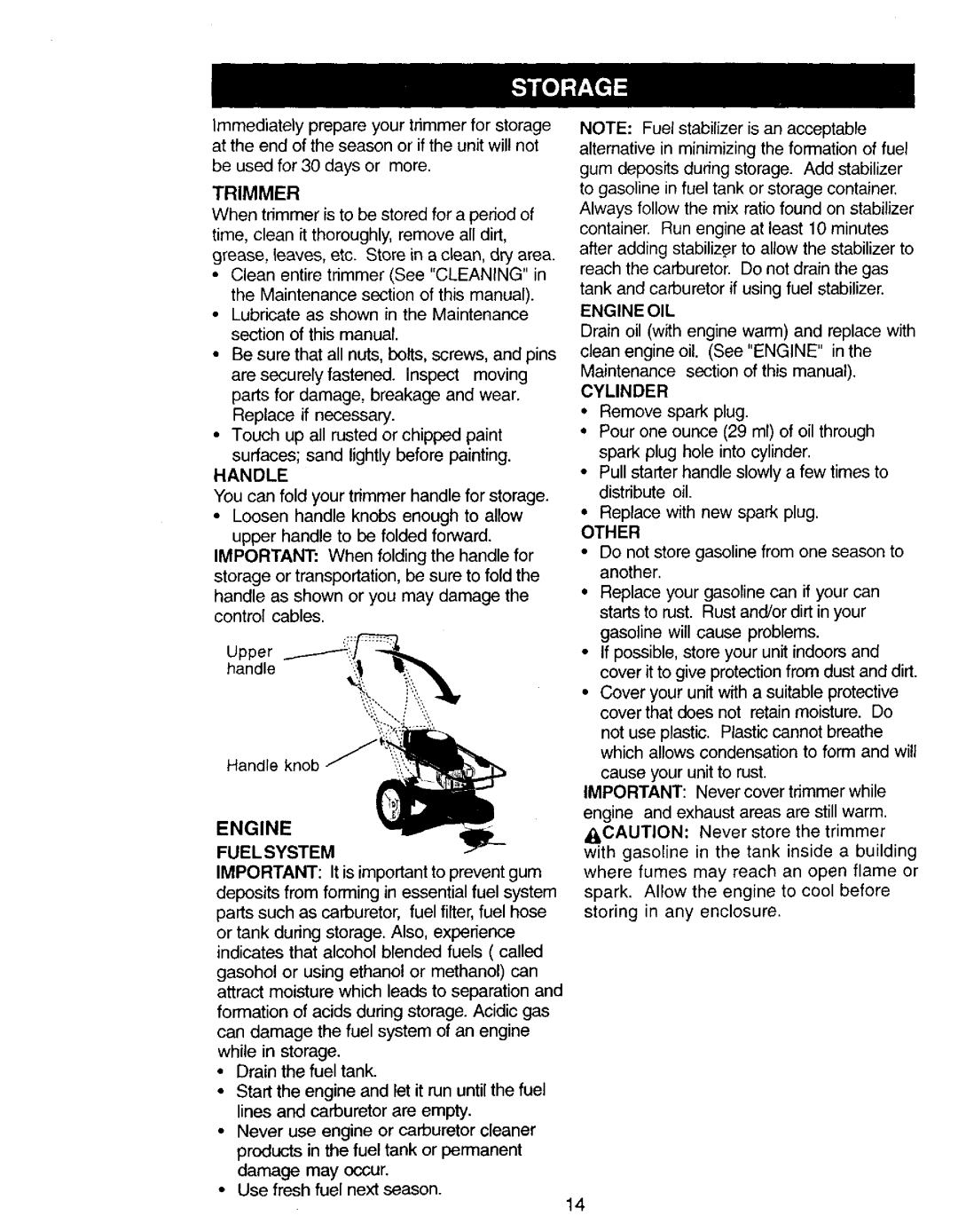 Craftsman 917.77341 owner manual Engine 