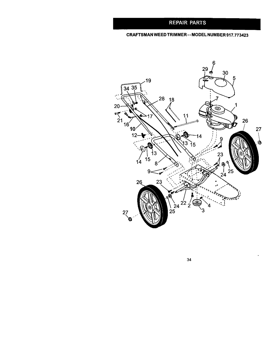 Craftsman 917.773423 owner manual 2725 