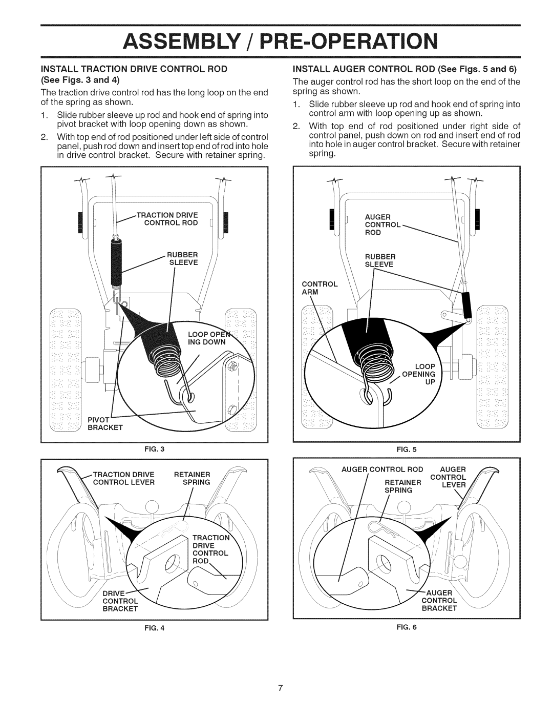 Craftsman 917.881064 owner manual E-Operation, See Figs. 3 and 