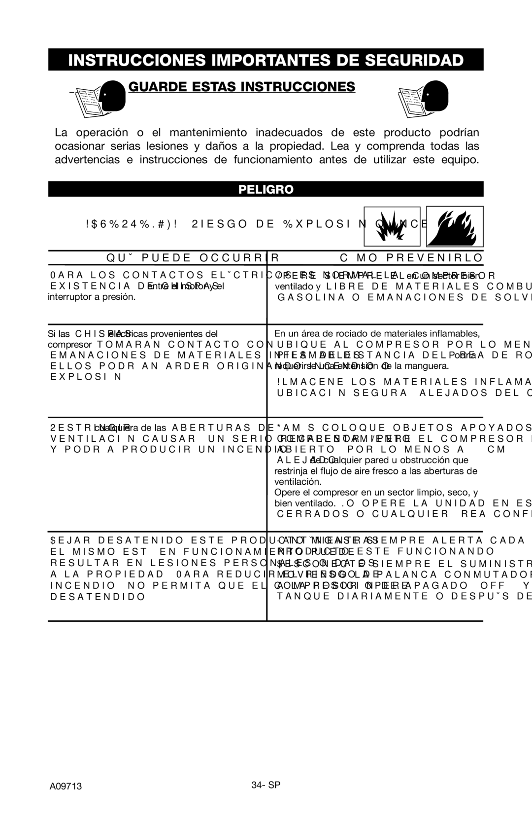 Craftsman 919.195411 owner manual Instrucciones Importantes DE Seguridad, Guarde Estas Instrucciones, Cómo prevenirlo 