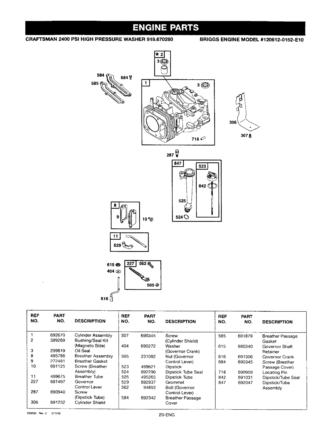 Craftsman 919.67028 owner manual 525 