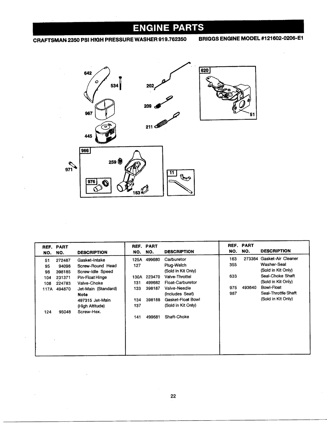 Craftsman 919.76235 owner manual 534 l 