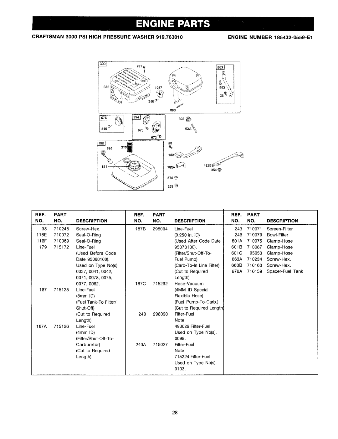 Craftsman 919.763010 owner manual 182 