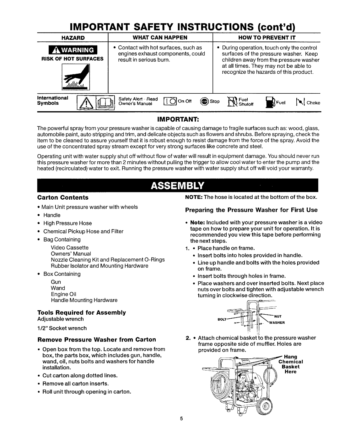 Craftsman 919.763010 owner manual Hazard What Can Happen 