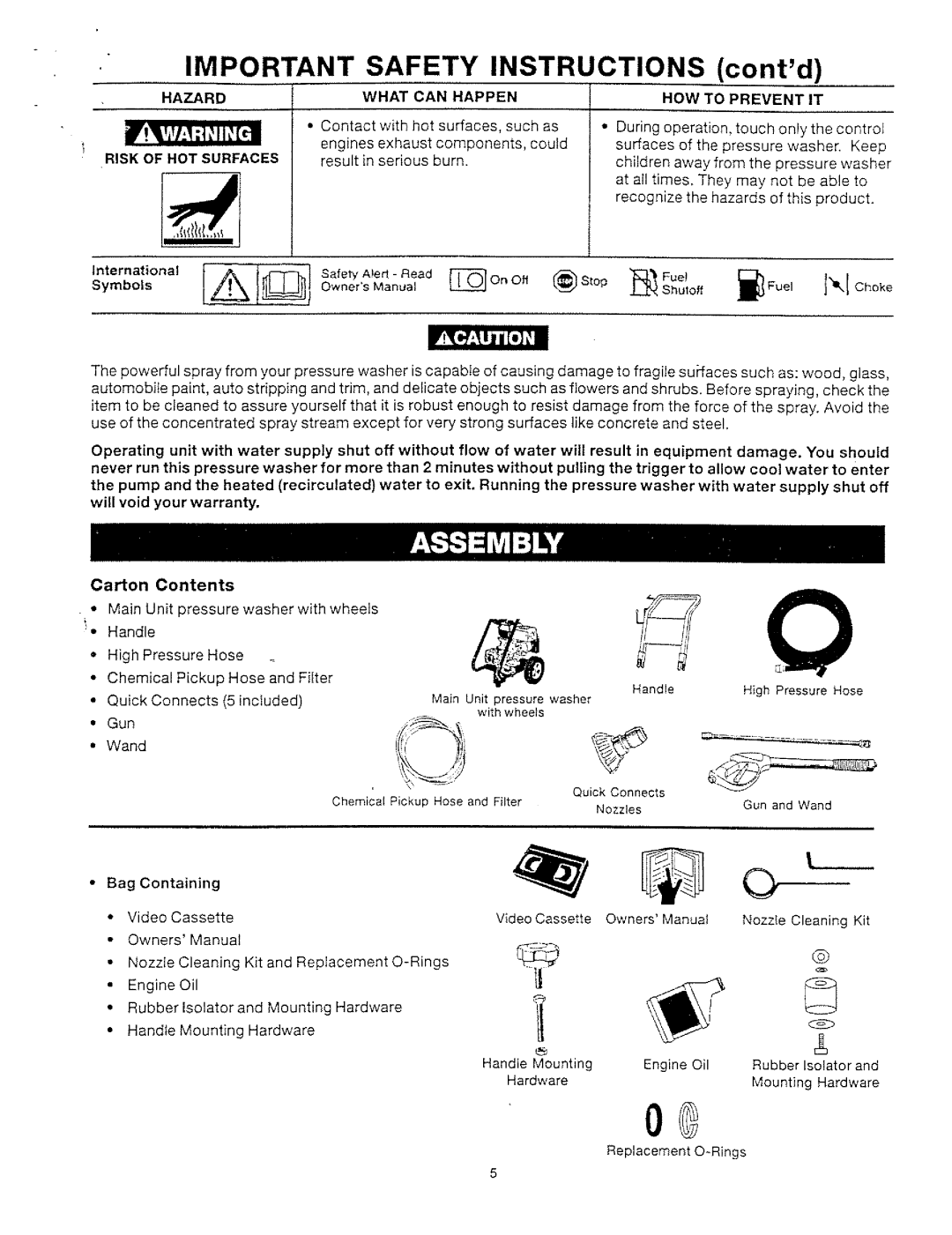 Craftsman MGP-769020, 919.769020 manual 
