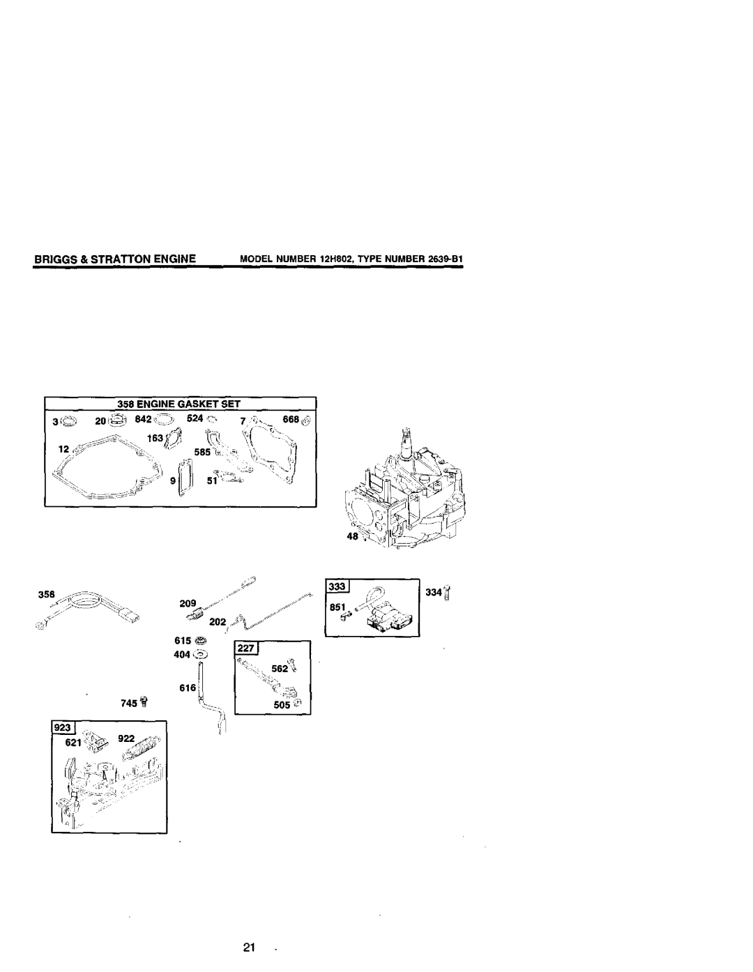 Craftsman 944.36153 owner manual 745 