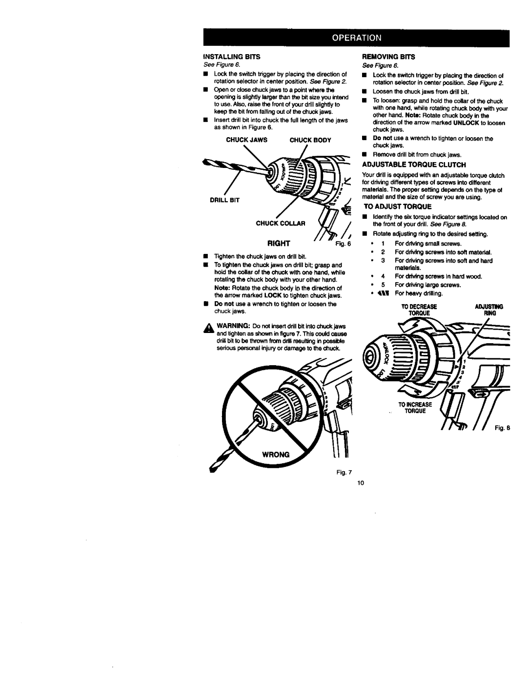 Craftsman 973.111330 owner manual TODECREASE,UJIJ$11NG 