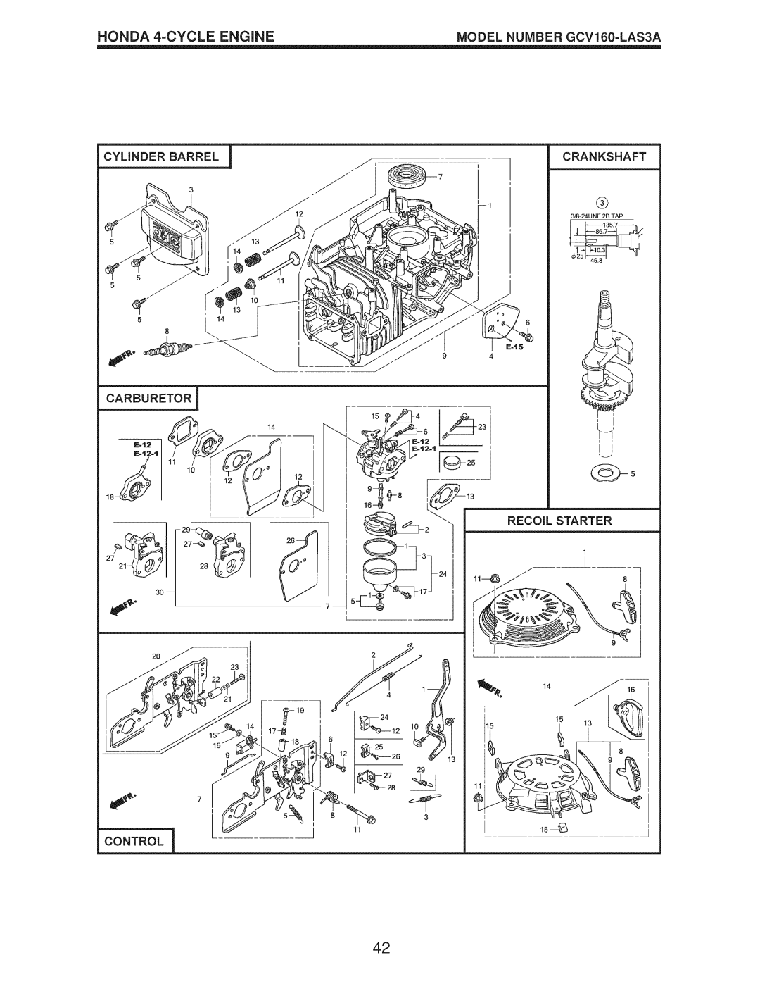 Craftsman Gcv160 manual 0525 