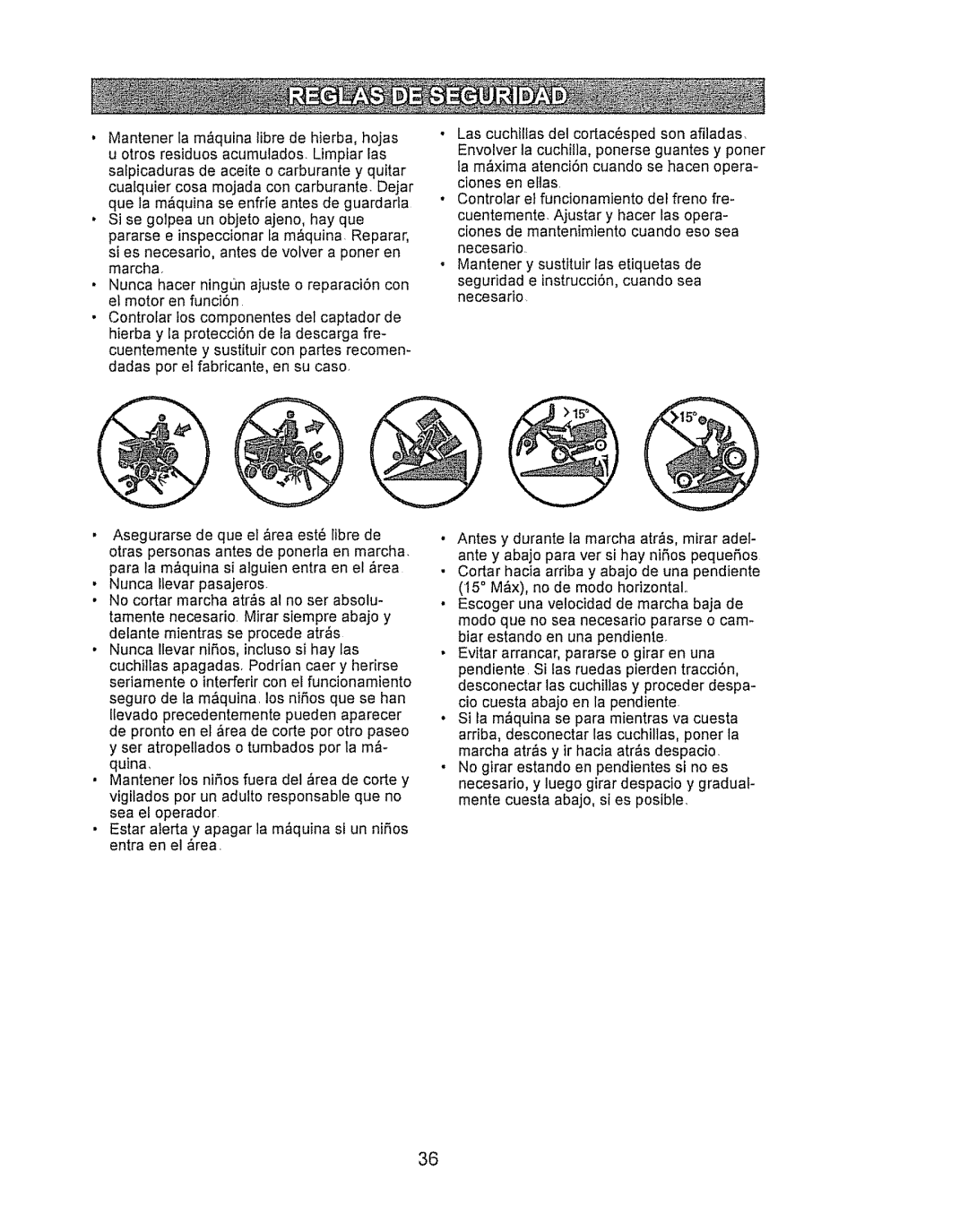 Craftsman LTS 1500 manual 