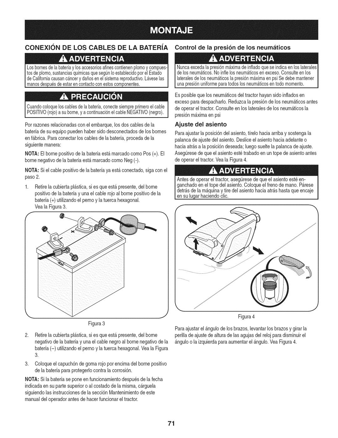 Craftsman 247.28984, PGT9000 manual 3uesdeestarencontactoconestoscomponentes, Veala Figura3 