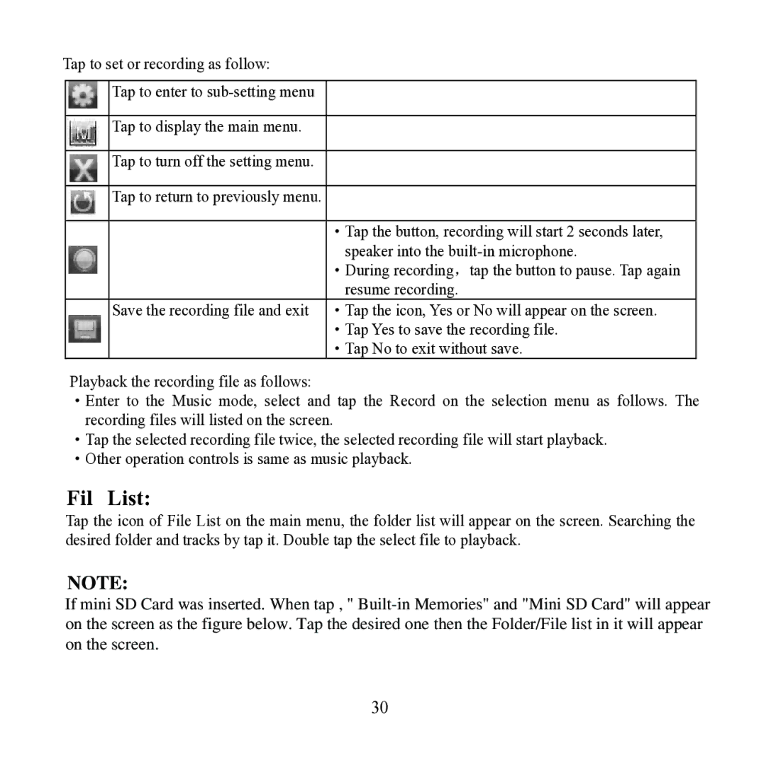 Craig CMP621F manual Fil List 