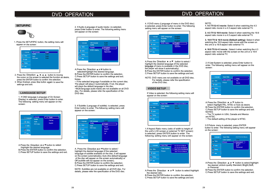 Craig CTV1703 manual 