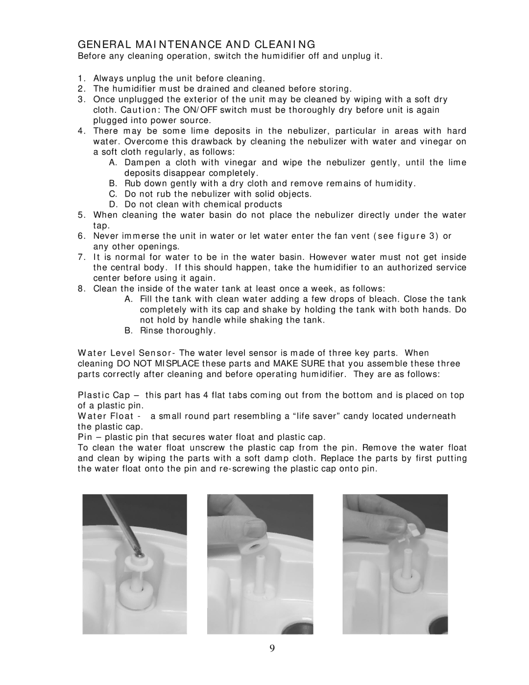 Crane EE-5058, EE-865 manual General Maintenance and Cleaning 