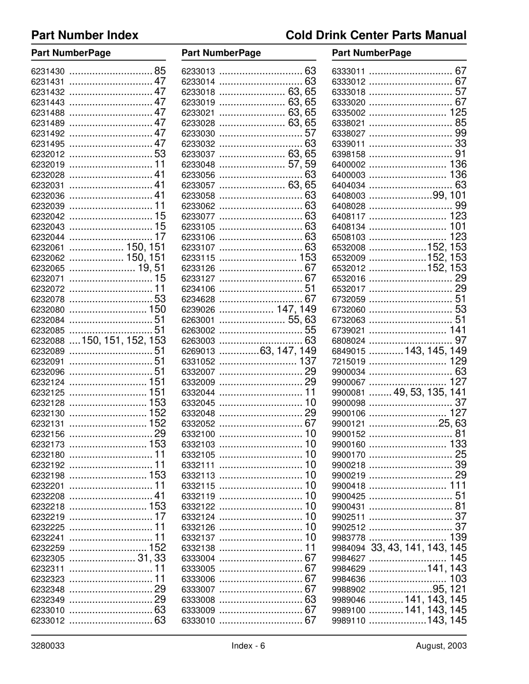 Crane Merchandising Systems 328, 327 manual 63, 147, 149 137 