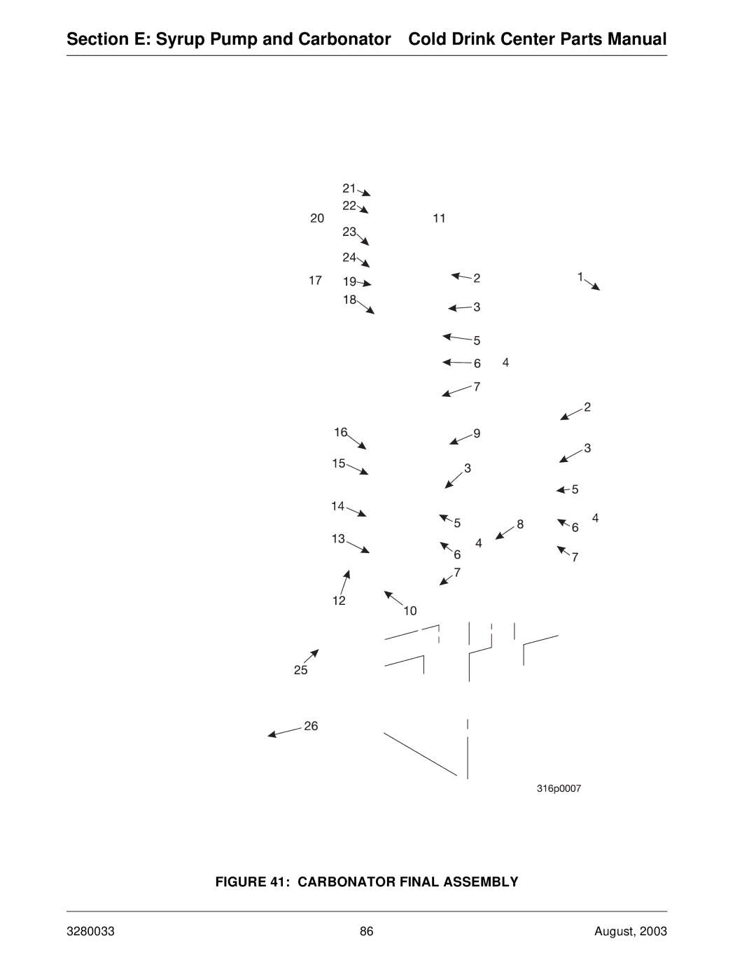 Crane Merchandising Systems 328, 327 manual Carbonator Final Assembly 