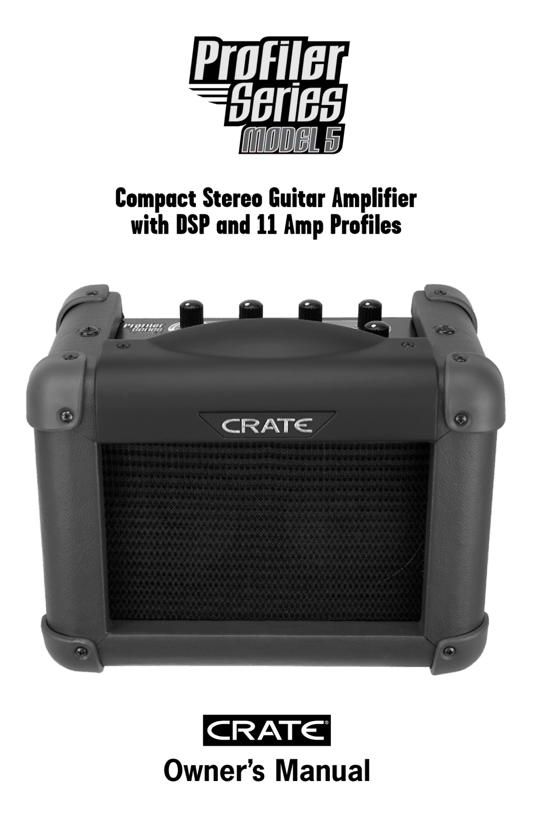 Crate Amplifiers 5 owner manual Model 