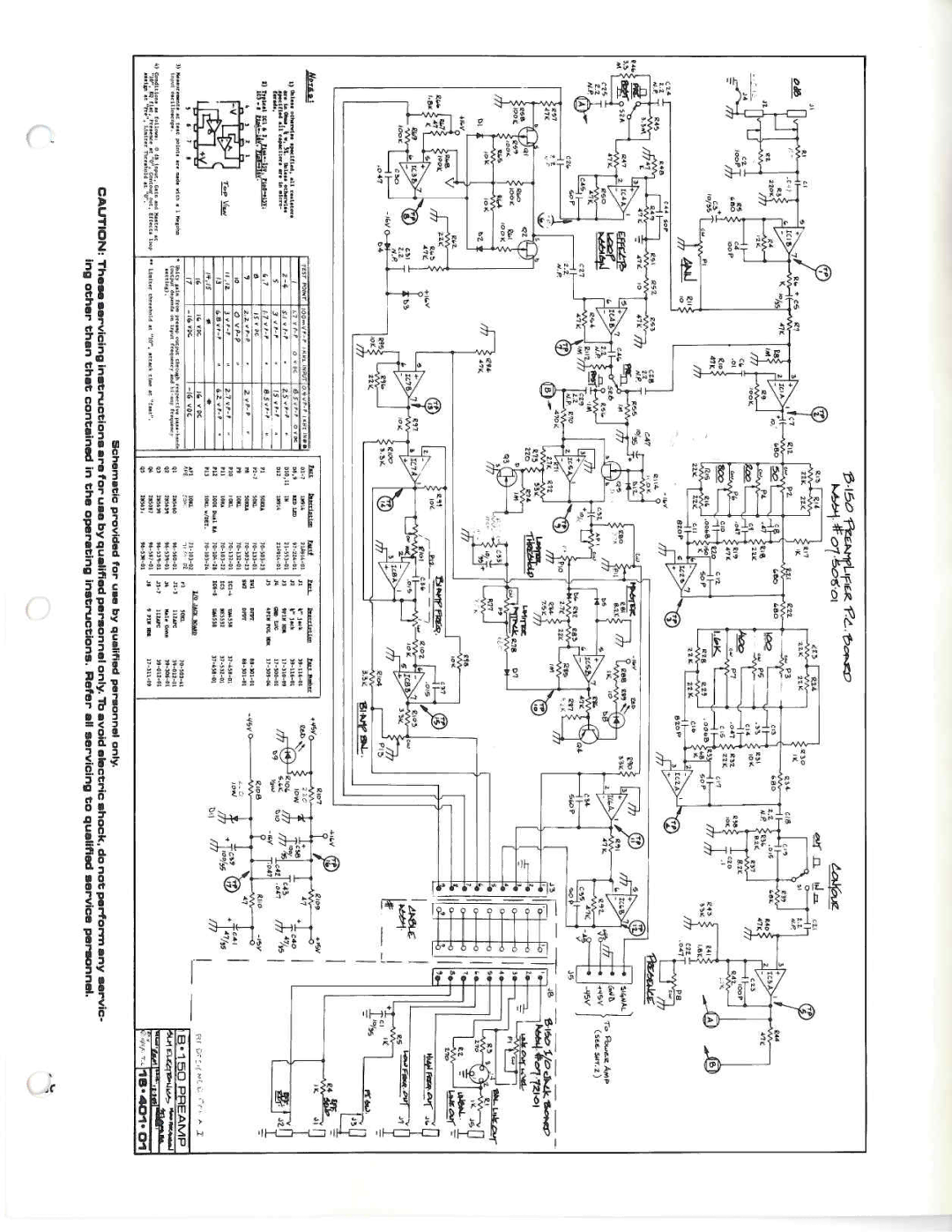 Crate Amplifiers B-150 manual 