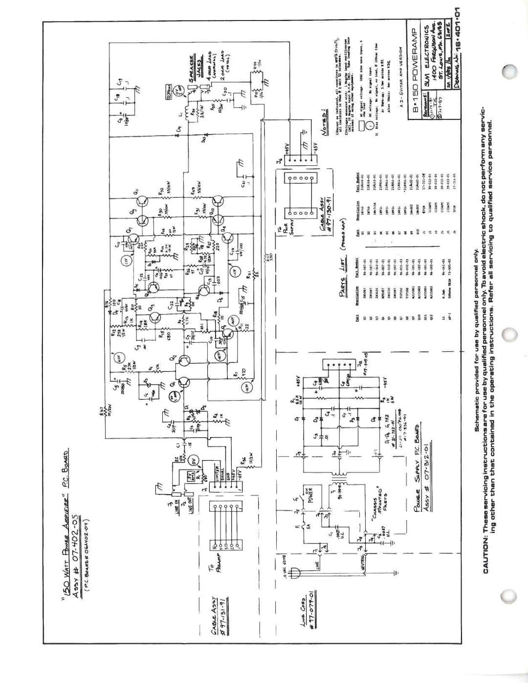 Crate Amplifiers B-150 manual 