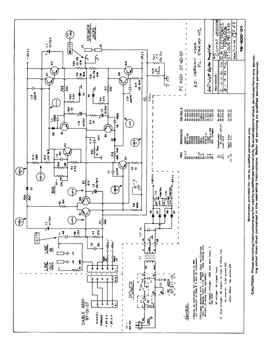 Crate Amplifiers B.60 manual 