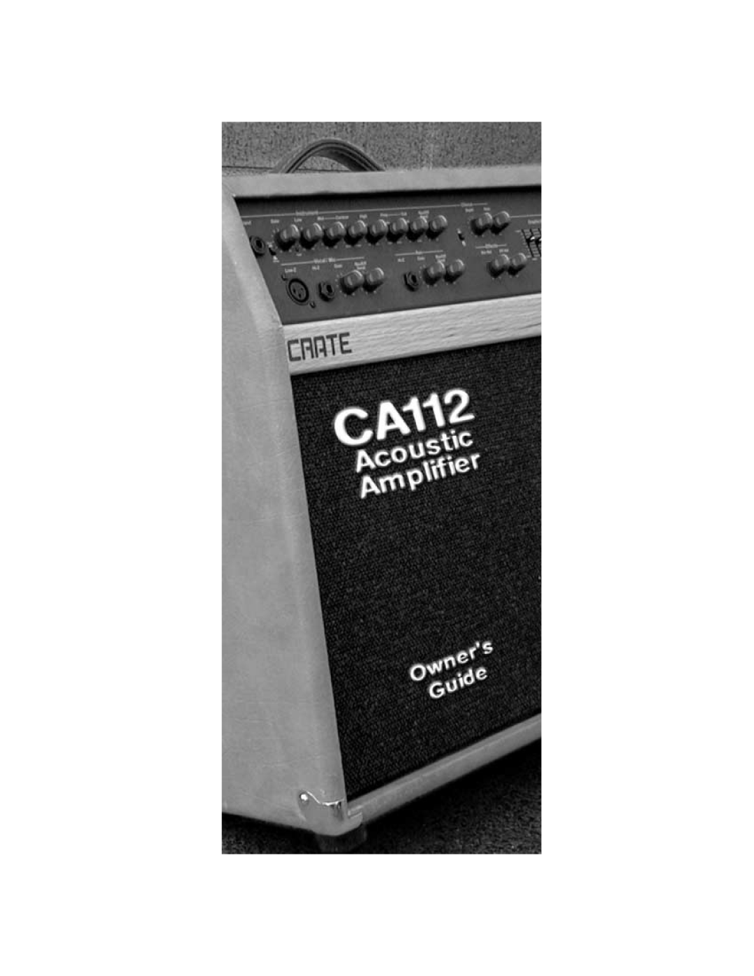 Crate Amplifiers CA112 manual 