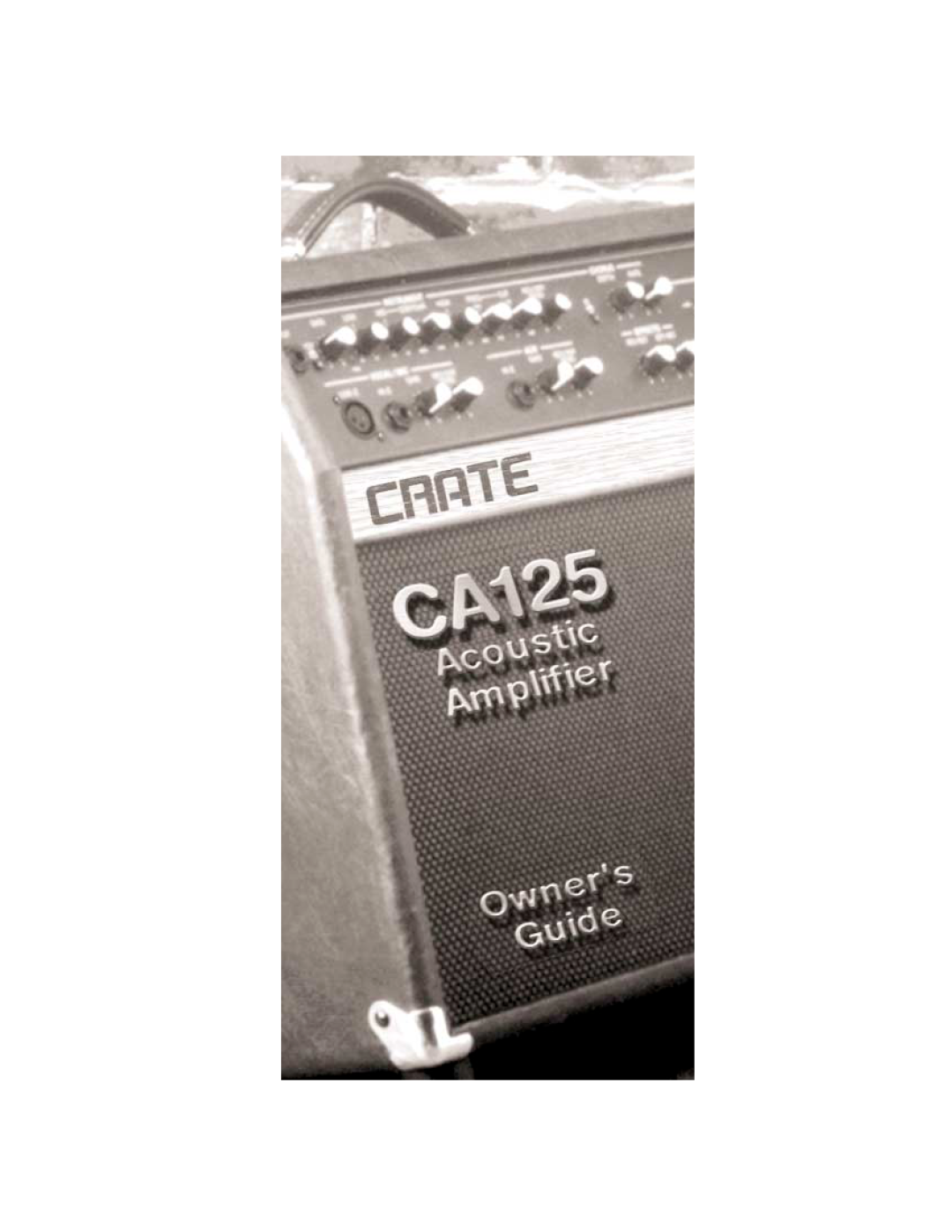 Crate Amplifiers CA125 manual 