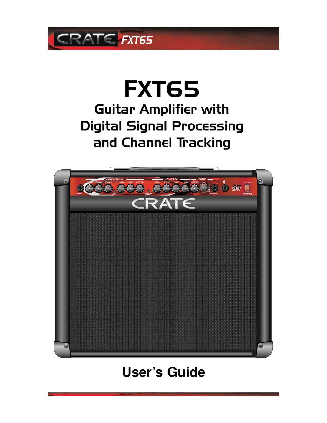 Crate Amplifiers FXT65 manual 