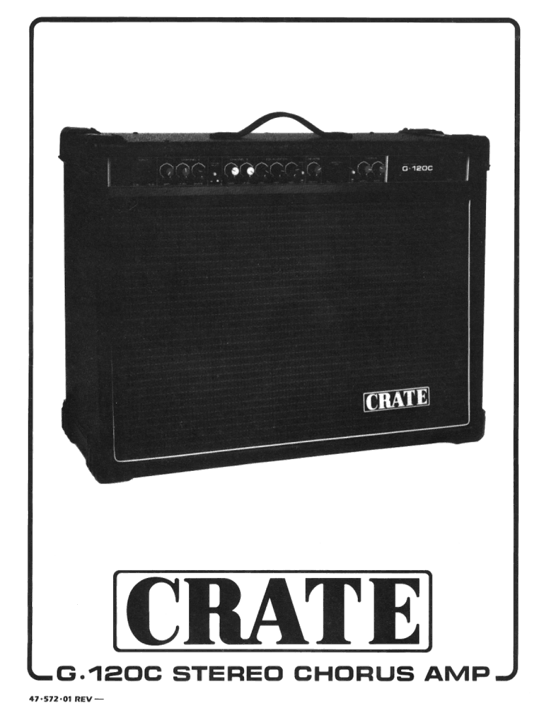 Crate Amplifiers G.120C manual 