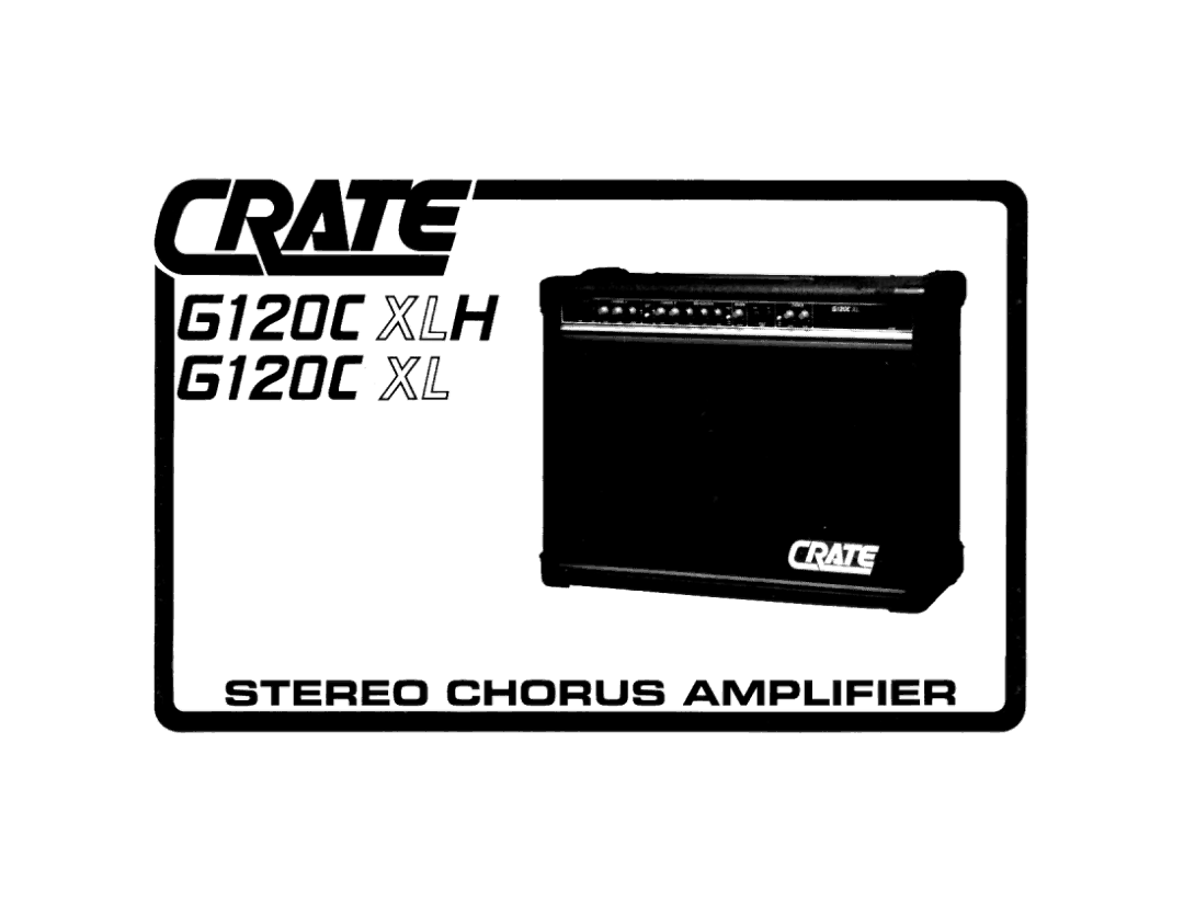 Crate Amplifiers G120CXLH manual 
