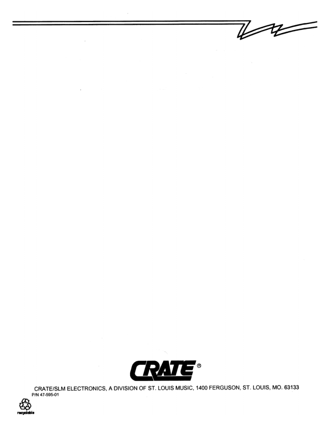 Crate Amplifiers GT80 manual 