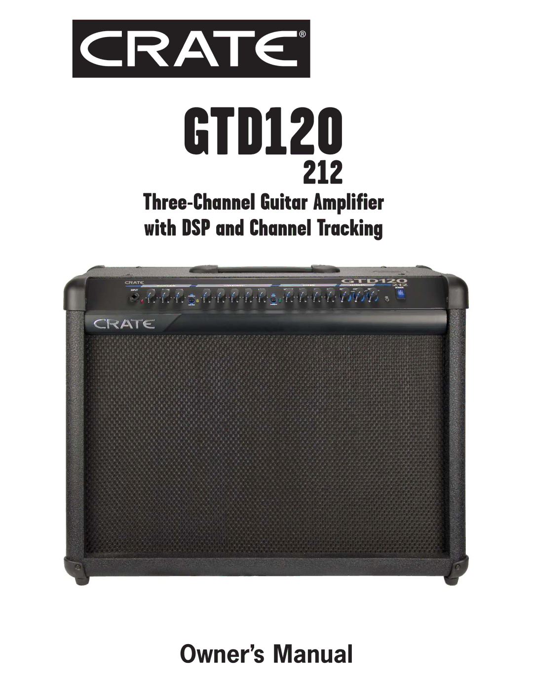 Crate Amplifiers GTD120212 owner manual 