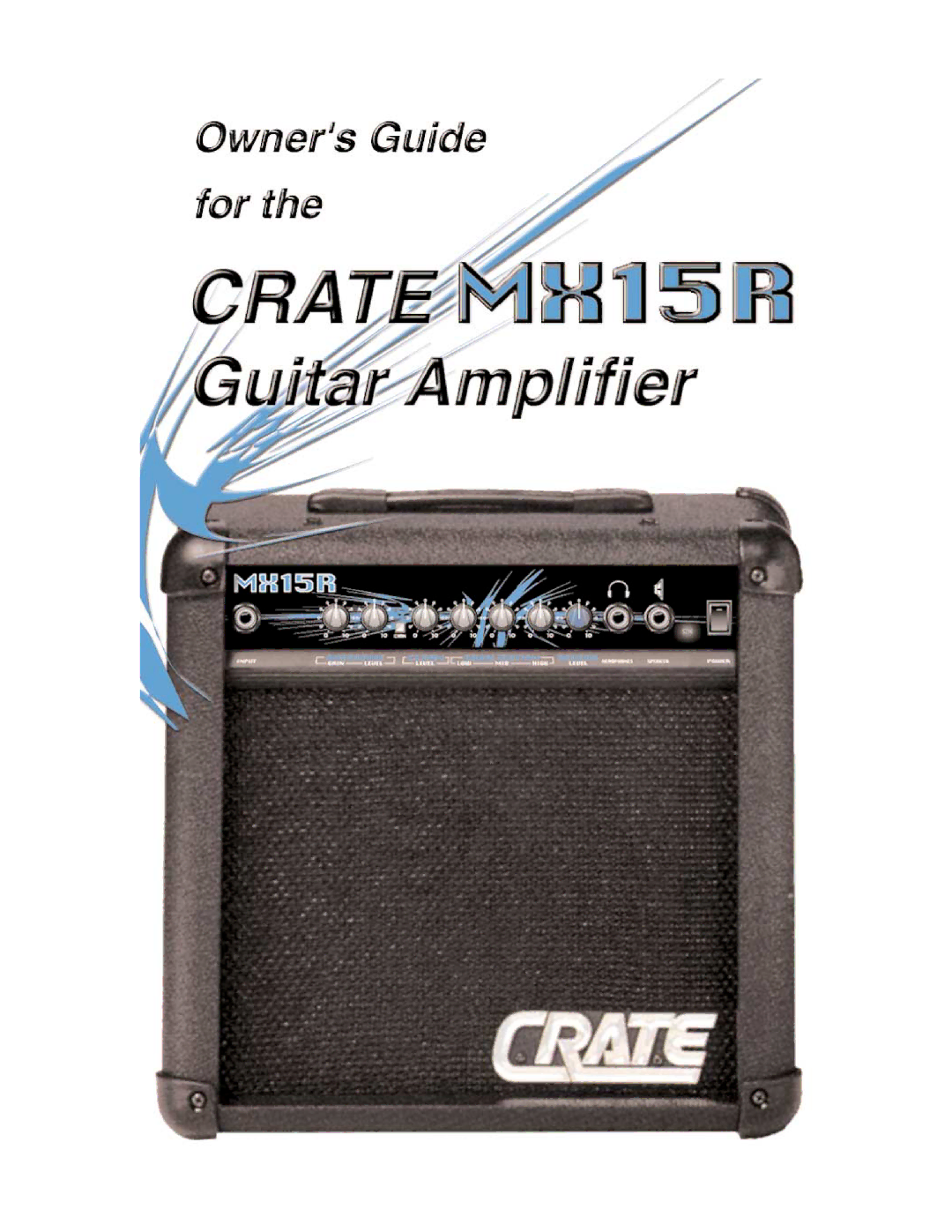 Crate Amplifiers MX15R manual 