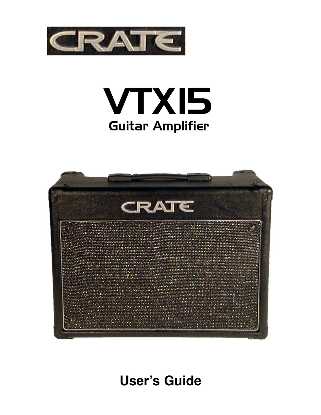 Crate Amplifiers VTX15 manual 