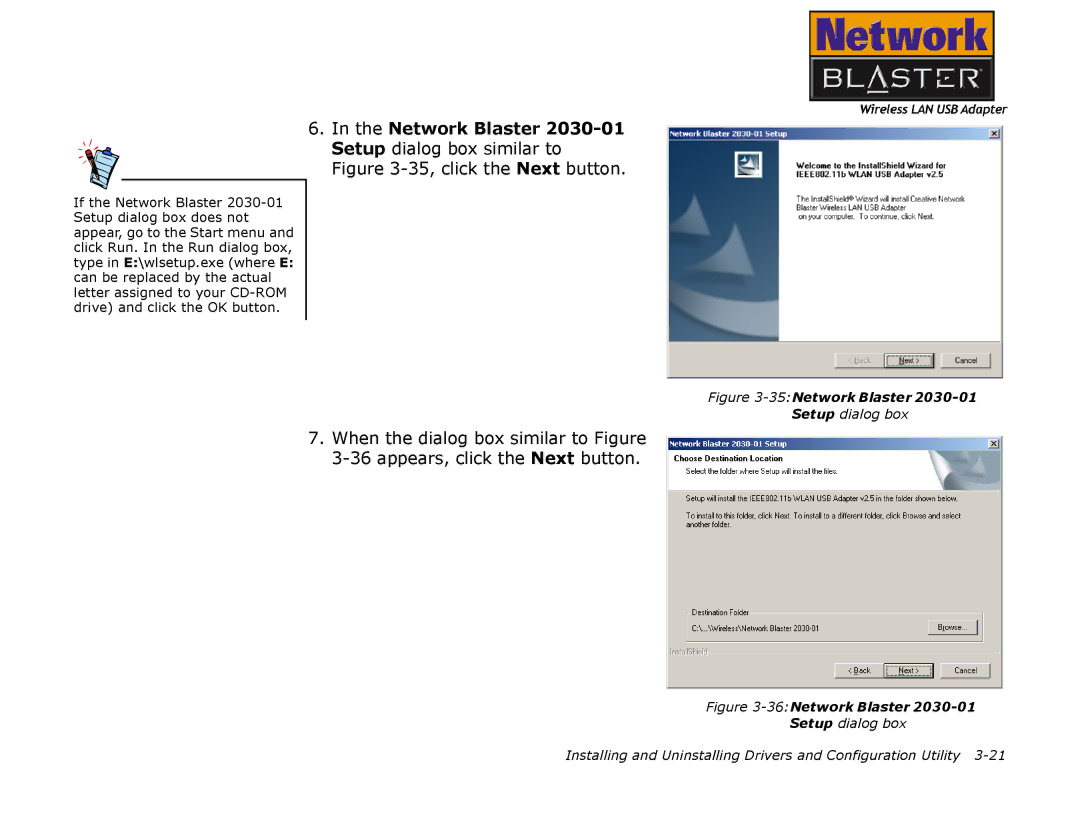 Creative 2030 manual 35Network Blaster 