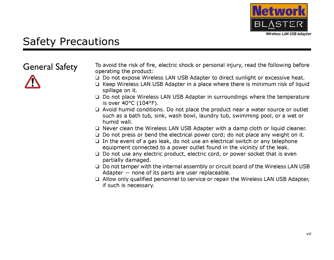 Creative 2030 manual Safety Precautions, General Safety 