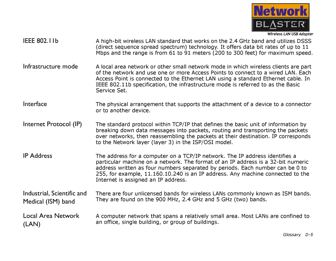 Creative 2030 manual Local Area Network LAN 