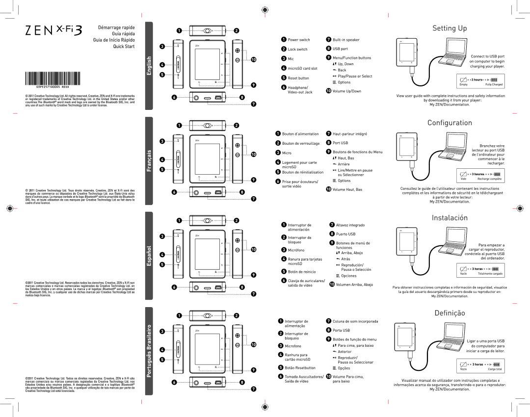 Creative 3 manual 