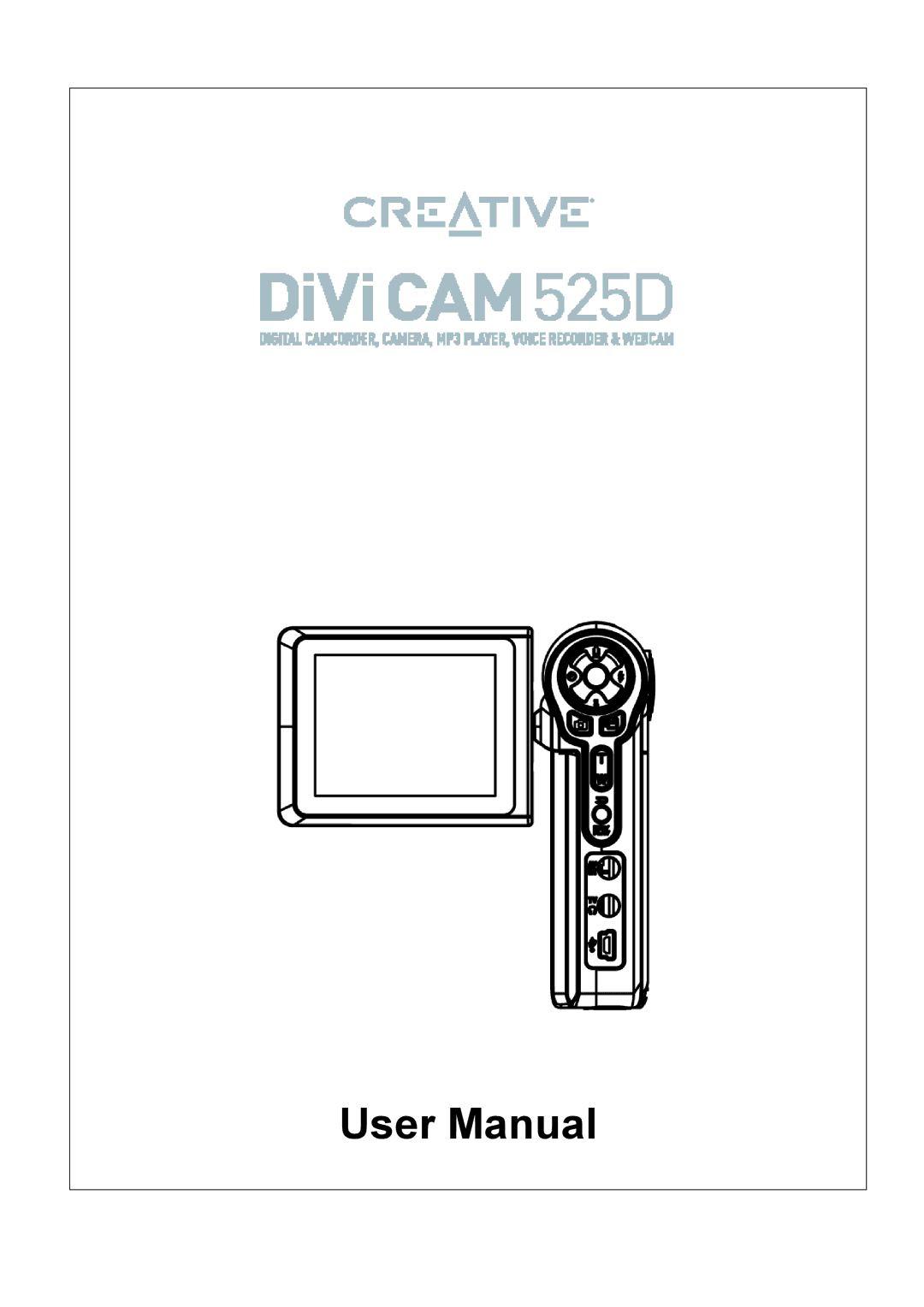 Creative 525D user manual 