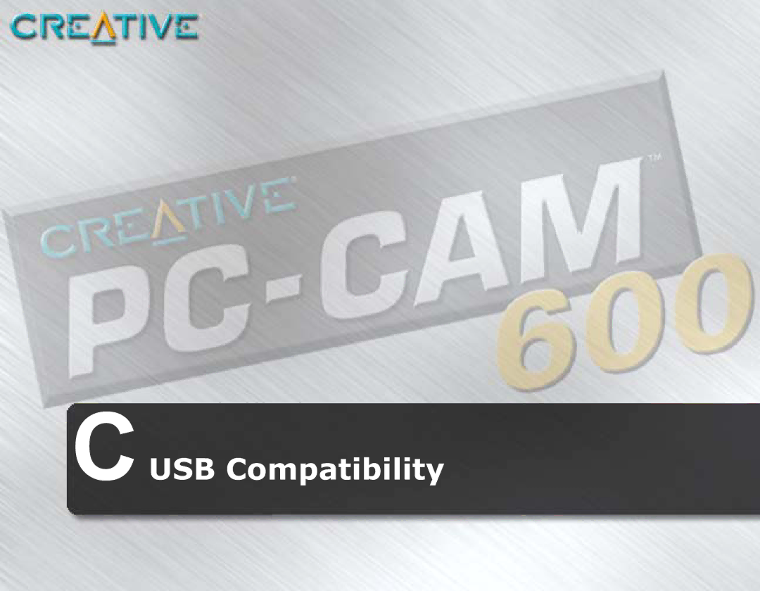 Creative 600 manual Cusb Compatibility 